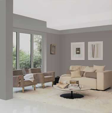 12 nuances de peinture gris taupe pour un salon zen
