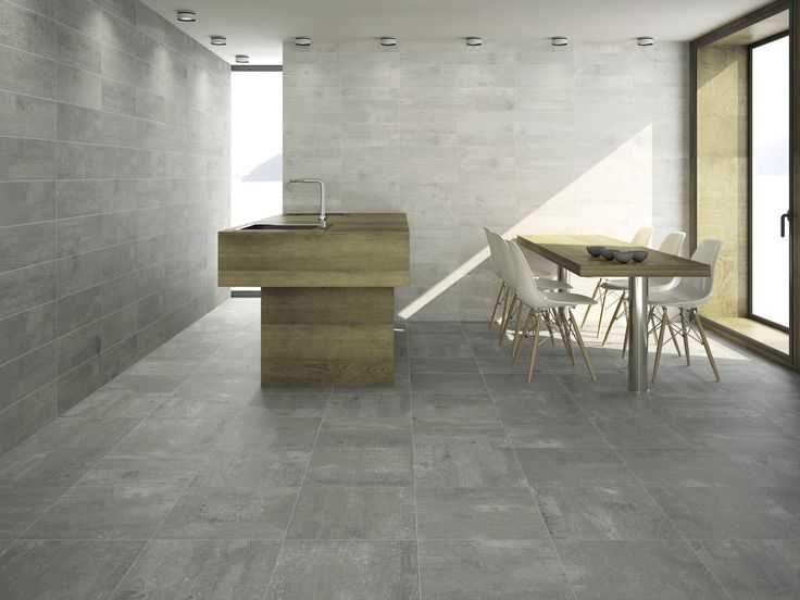 Le carrelage de la collection Concrete Aspect béton pour un style moderne Par Samse
