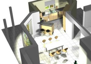 Esthétique Extérieur Architecture Selon Plan Cuisine Ouverte Schème De Disposition Cuisine
