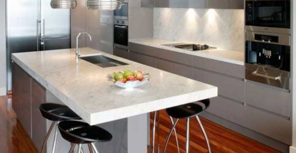 Ilot Central De Cuisine Blanc Avec Evier Idées De Décoration Opinion De Ilot Central Avec Evier